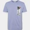 Pier One Uomo T-shirt Con Stampa - Lilac -Offerta Economica Pier One 6e931f55dc824214bb4517be91170390