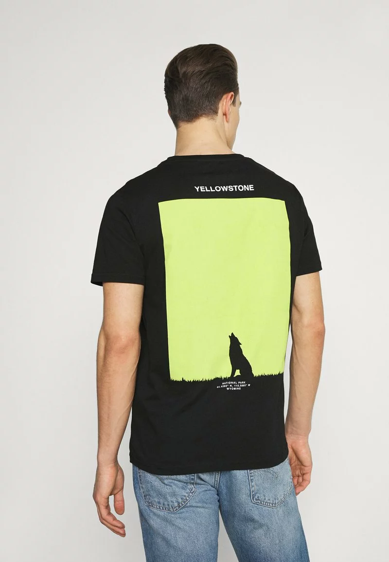 Pier One Uomo T-shirt Con Stampa - Black 3 Pier One Uomo T-shirt Con Stampa - Black