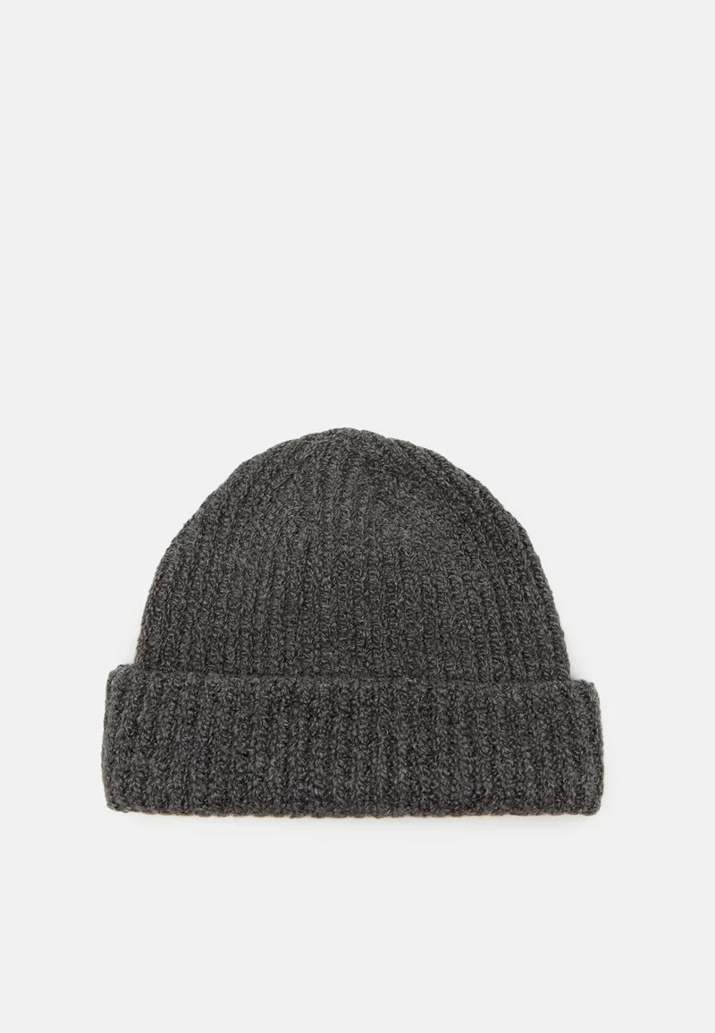 Pier One SHORT MICRO BEANIE UNISEX - Berretto - Grey 3 Pier One SHORT MICRO BEANIE UNISEX - Berretto - Grey
