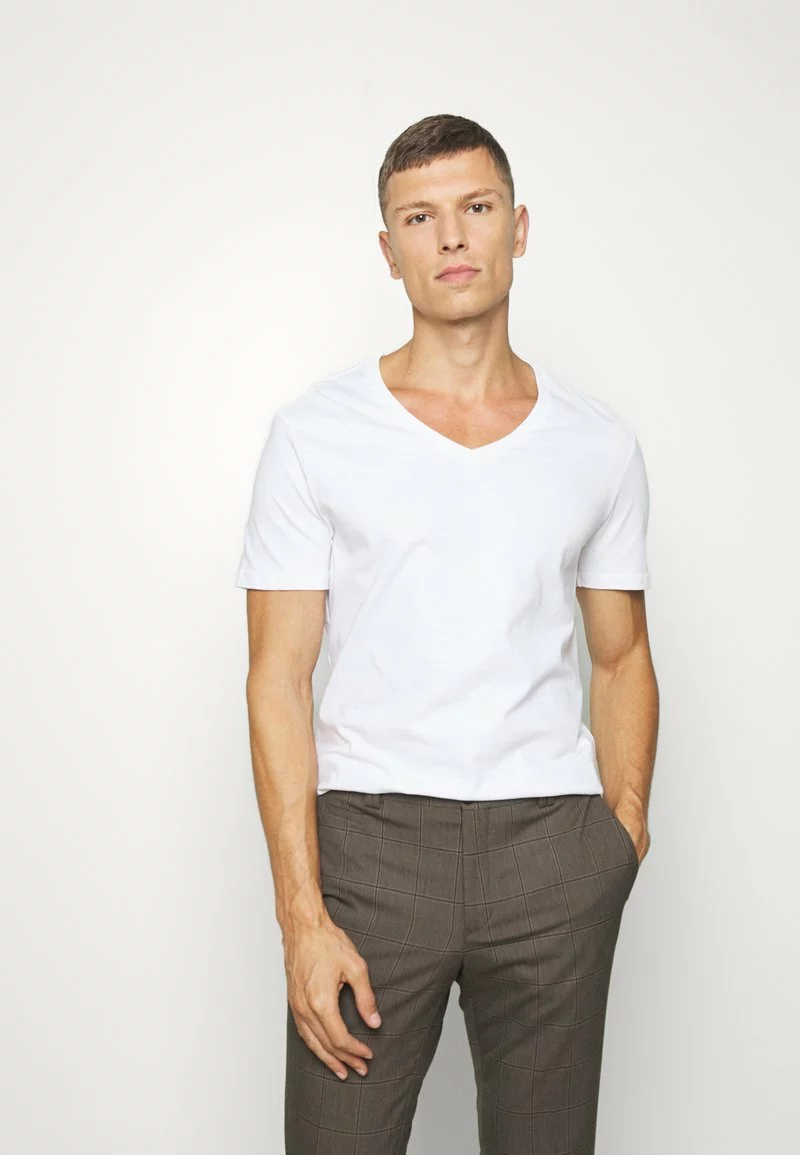 Pier One Uomo 2 PACK - T-shirt Basic - White 4 Pier One Uomo 2 PACK - T-shirt Basic - White - immagine 2