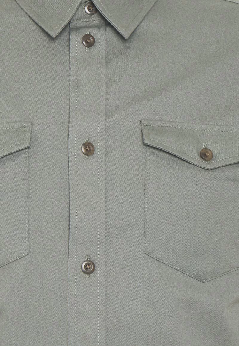 Pier One Uomo Camicia - Khaki 9 Pier One Uomo Camicia - Khaki - immagine 7