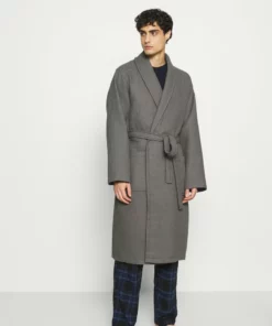 Pier One Uomo Accappatoio - Dark Grey