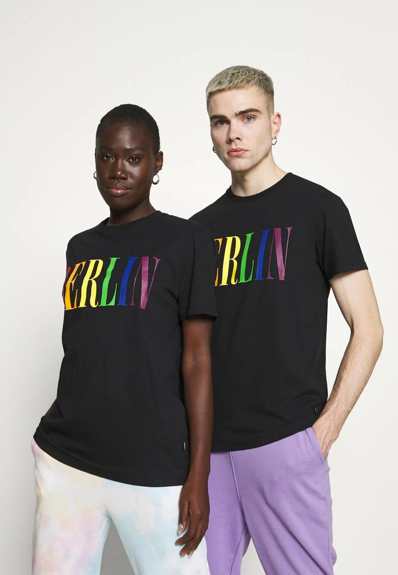 Pier One Uomo PRIDE - T-shirt Con Stampa - Black 3 Pier One Uomo PRIDE - T-shirt Con Stampa - Black