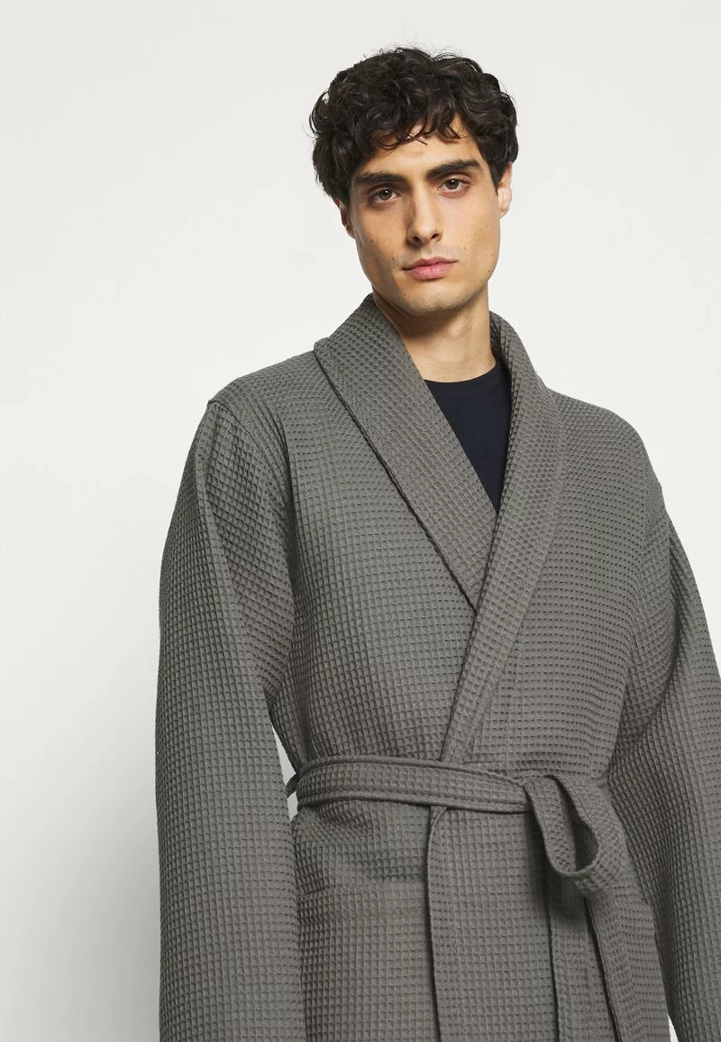 Pier One Uomo Accappatoio - Dark Grey 7 Pier One Uomo Accappatoio - Dark Grey - immagine 5