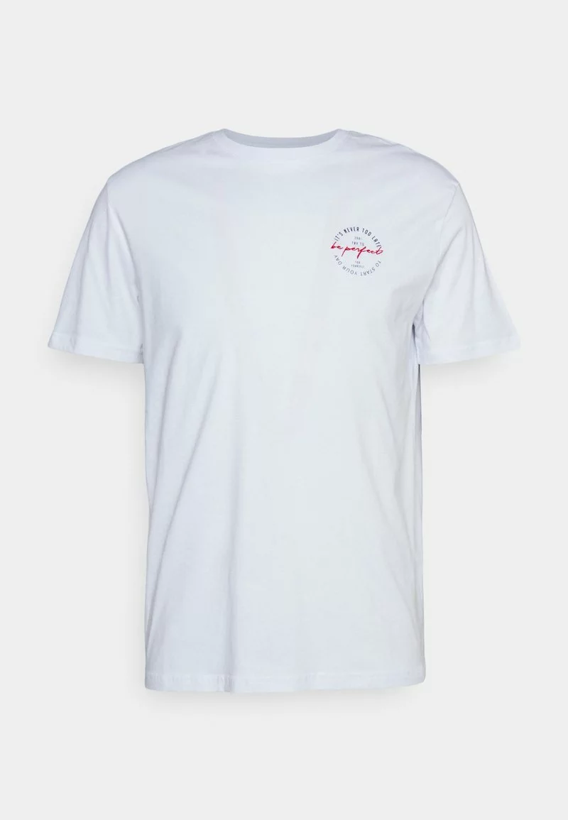 Pier One Uomo NEVER TOO LATE GRAPHIC T-SHIRT - T-shirt Con Stampa - White 10 Pier One Uomo NEVER TOO LATE GRAPHIC T-SHIRT - T-shirt Con Stampa - White - immagine 8