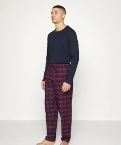 Pier One Uomo Pigiama - Dark Blue/bordeaux