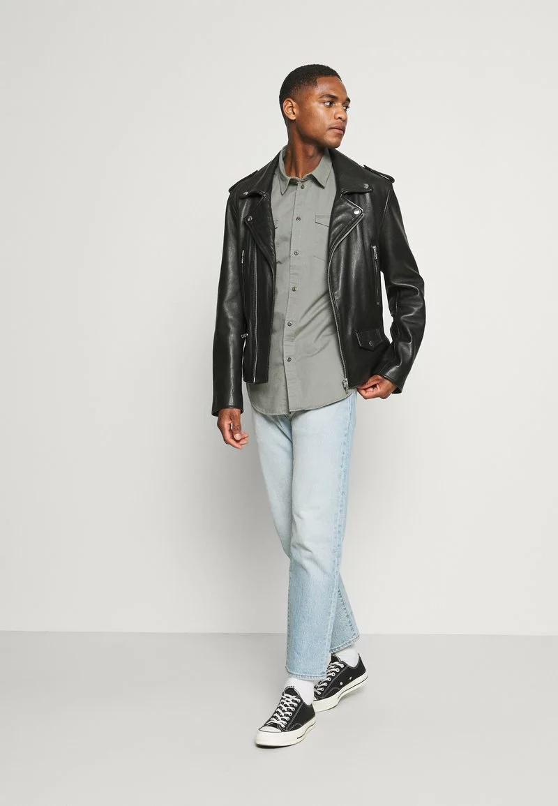 Pier One Uomo Camicia - Khaki 4 Pier One Uomo Camicia - Khaki - immagine 2