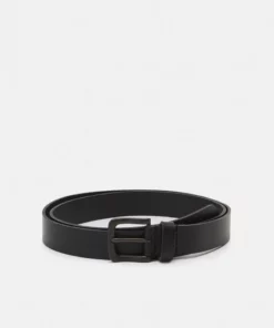 Pier One Uomo LEATHER - Cintura - Black