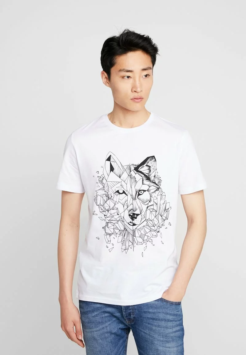 Pier One Uomo T-shirt Con Stampa - White 3 Pier One Uomo T-shirt Con Stampa - White