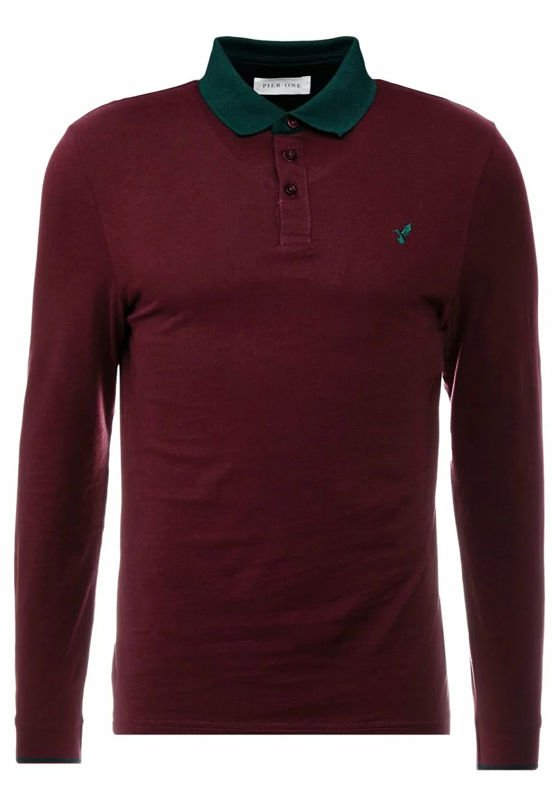 Pier One Uomo MUSCLE FIT - Polo - Bordeaux 6 Pier One Uomo MUSCLE FIT - Polo - Bordeaux - immagine 4