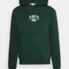 Pier One Uomo DENVER COLLEGE HOODIE - Felpa - Green
