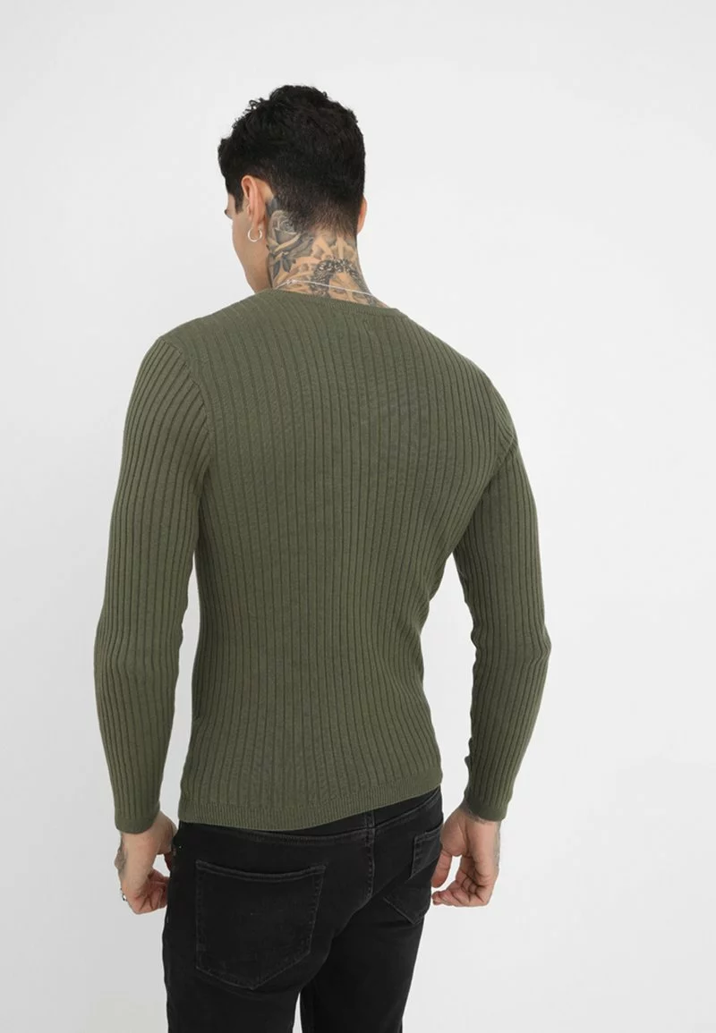 Pier One Uomo Maglione - Oliv 5 Pier One Uomo Maglione - Oliv - immagine 3