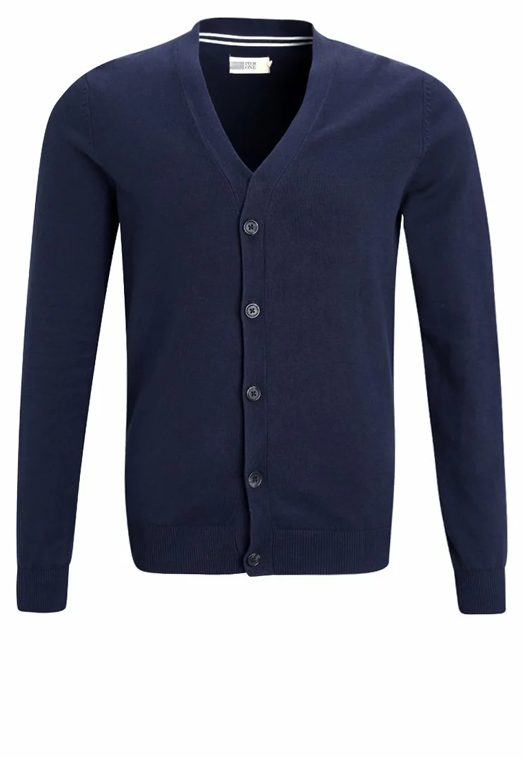 Pier One Uomo Cardigan - Dark Blue 7 Pier One Uomo Cardigan - Dark Blue - immagine 5