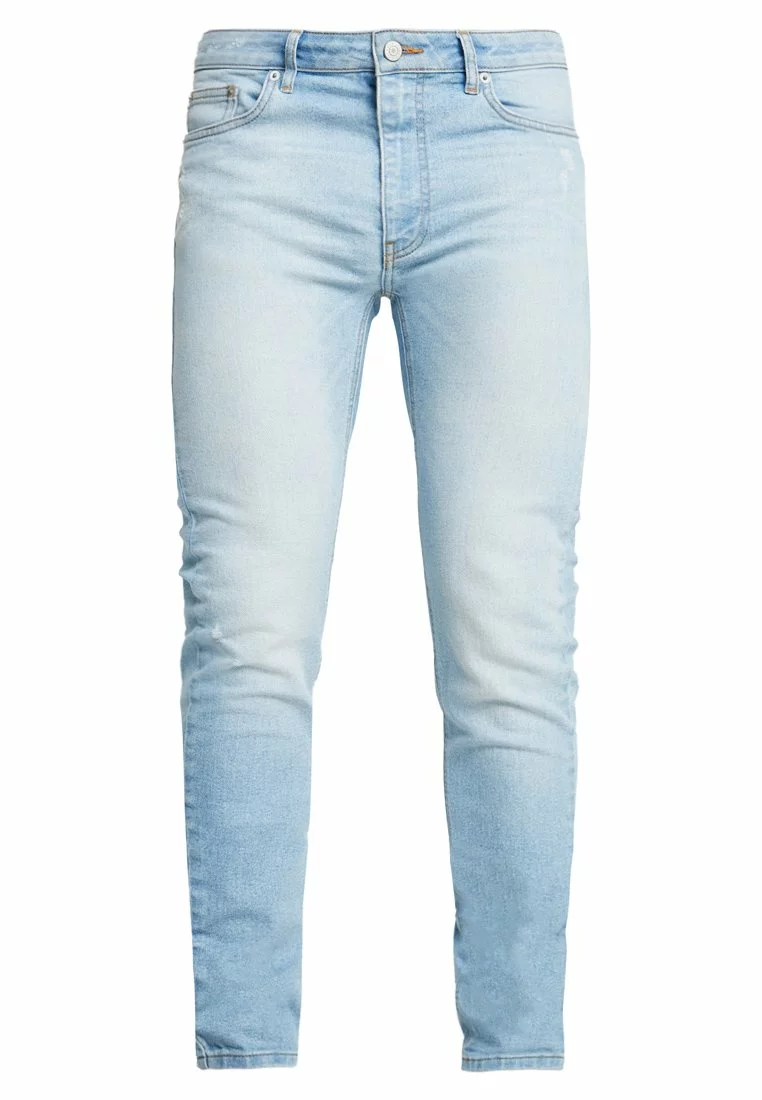 Pier One Uomo Jeans Slim Fit - Bleached Denim 7 Pier One Uomo Jeans Slim Fit - Bleached Denim - immagine 5