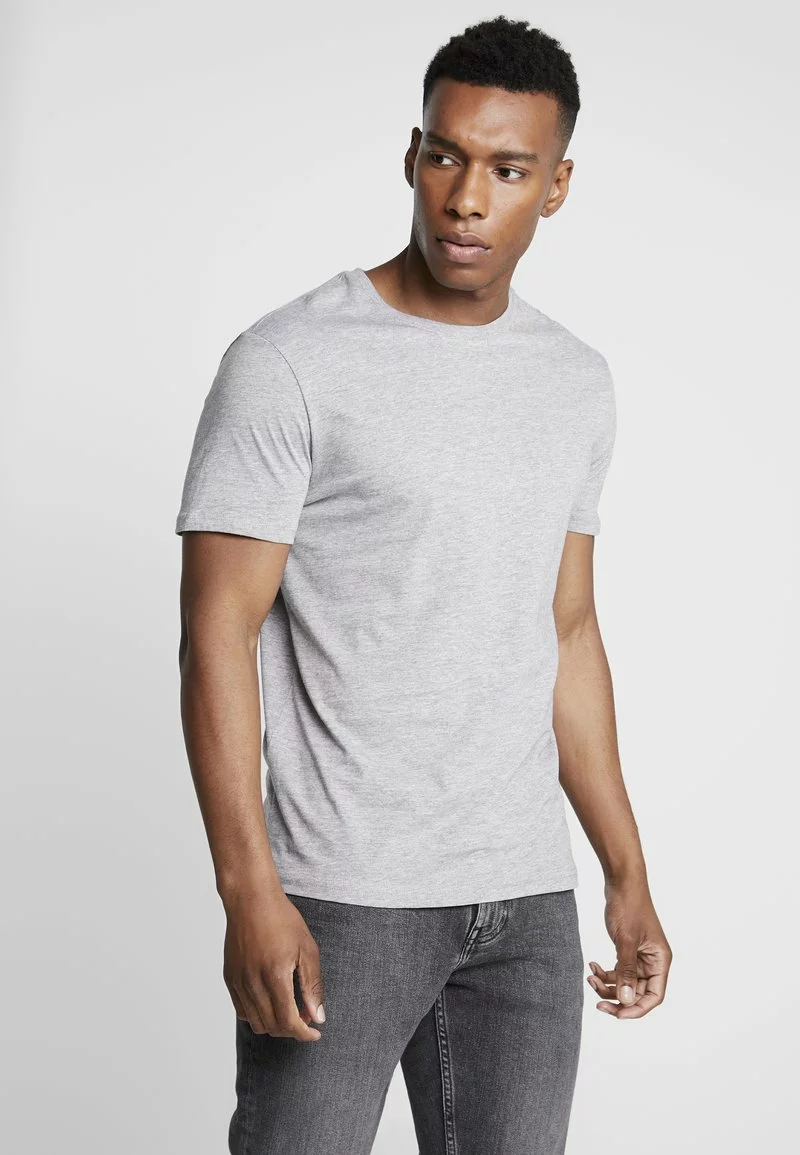 Pier One Uomo 5 PACK - T-shirt Basic - Mottled Bordeaux/white 6 Pier One Uomo 5 PACK - T-shirt Basic - Mottled Bordeaux/white - immagine 4