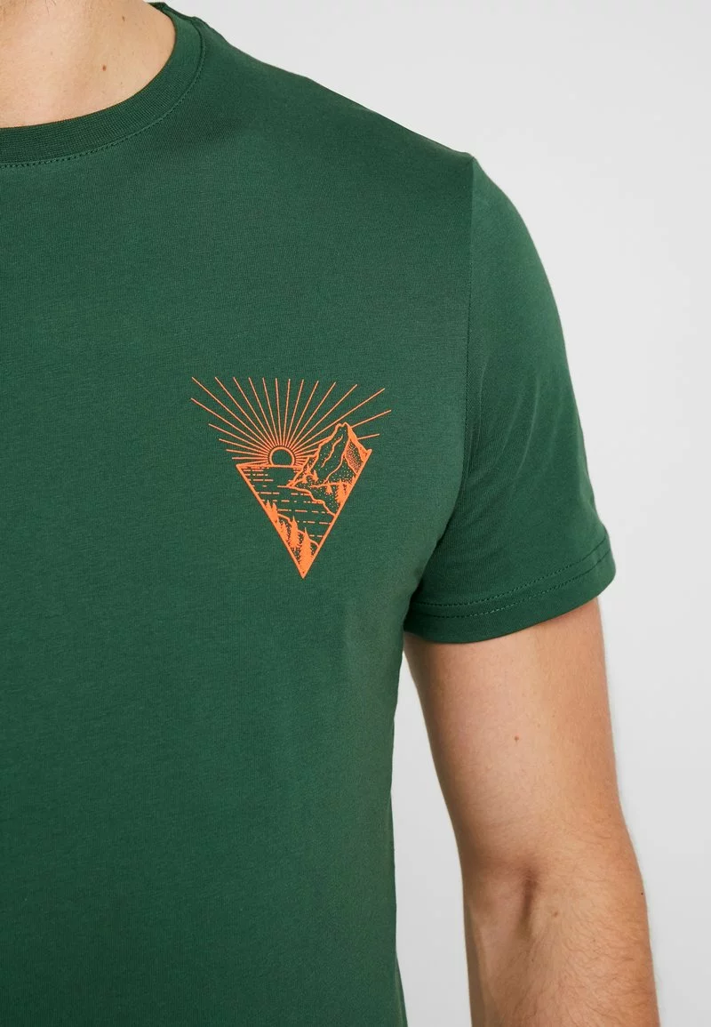 Pier One Uomo T-shirt Con Stampa - Dark Green 8 Pier One Uomo T-shirt Con Stampa - Dark Green - immagine 6