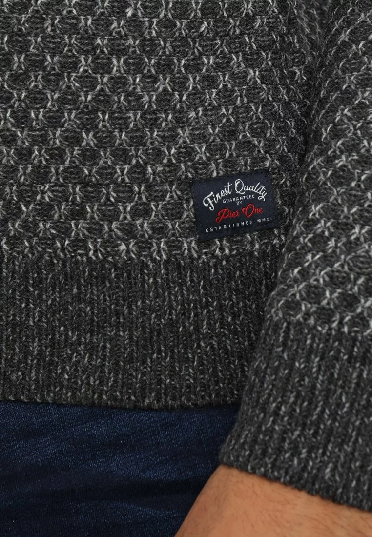 Pier One Uomo Maglione - Mottled Grey 8 Pier One Uomo Maglione - Mottled Grey - immagine 6