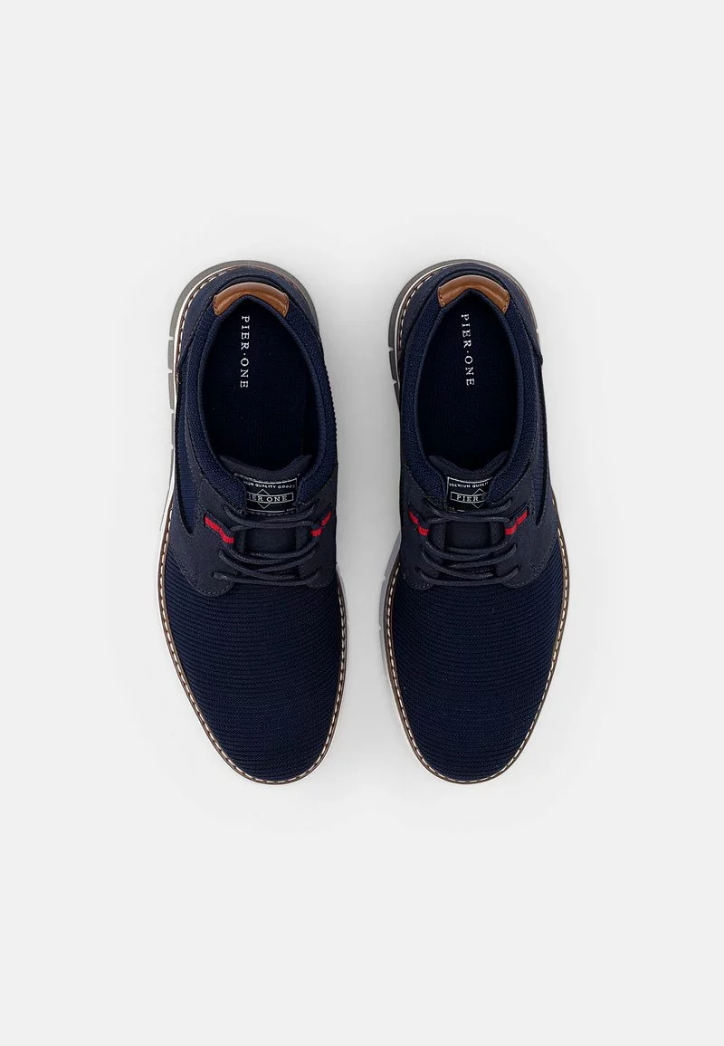 Pier One Uomo Stringate Sportive - Dark Blue 6 Pier One Uomo Stringate Sportive - Dark Blue - immagine 4