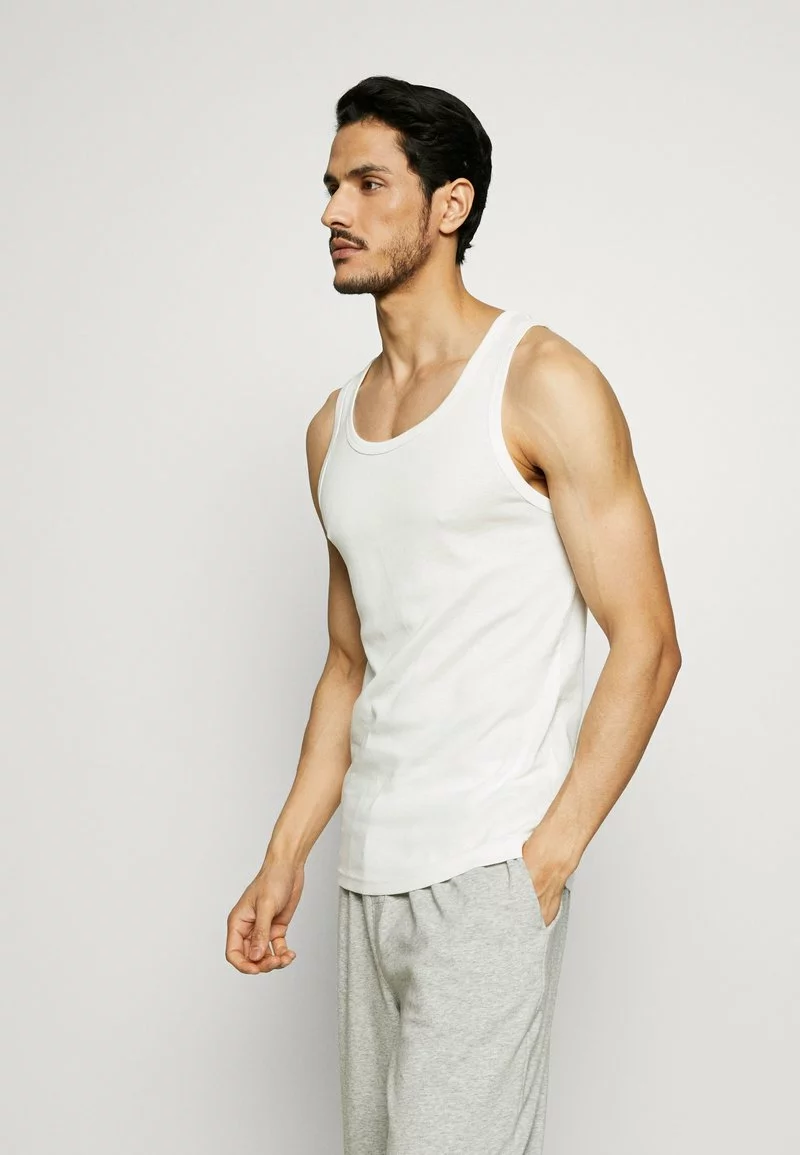 Pier One Uomo 3 PACK - Maglietta Intima - Black/grey/white 7 Pier One Uomo 3 PACK - Maglietta Intima - Black/grey/white - immagine 5