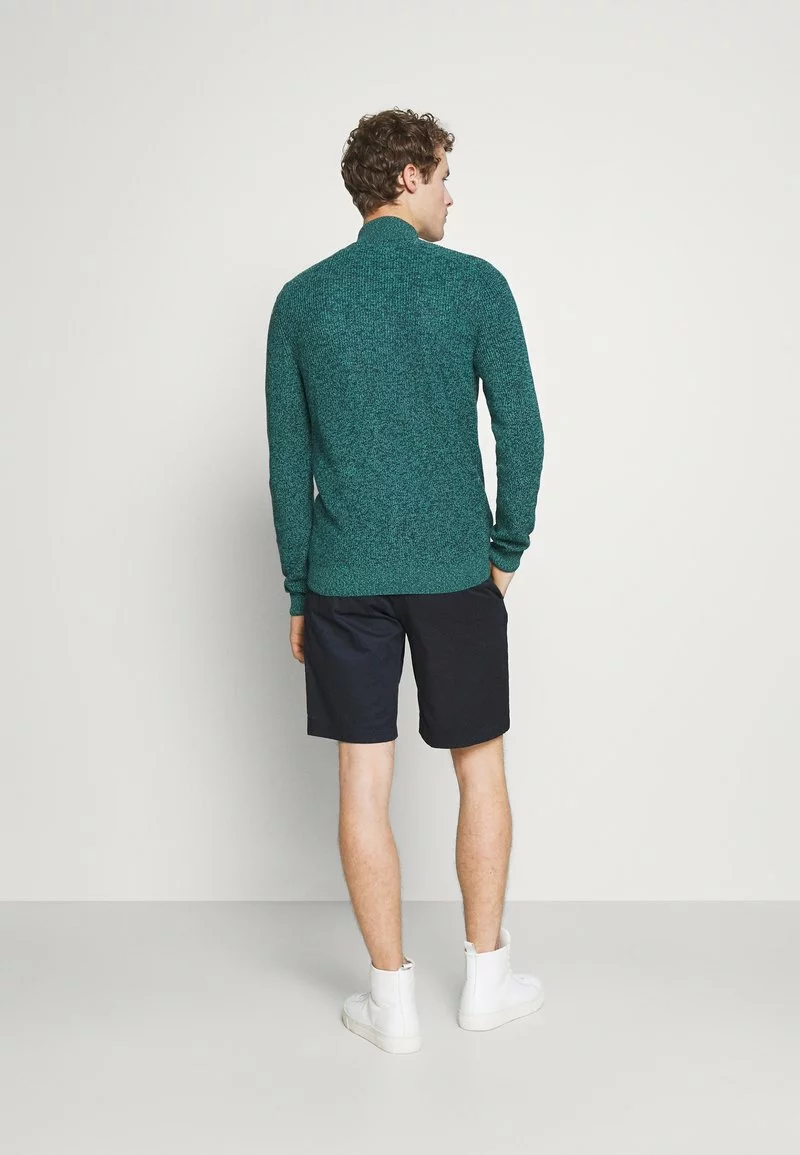 Pier One Uomo Cardigan - Mottled Dark Green 5 Pier One Uomo Cardigan - Mottled Dark Green - immagine 3