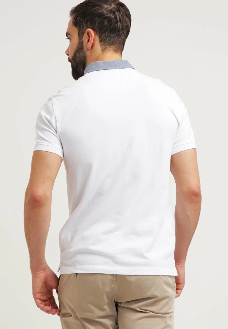 Pier One Uomo Polo - White 5 Pier One Uomo Polo - White - immagine 3