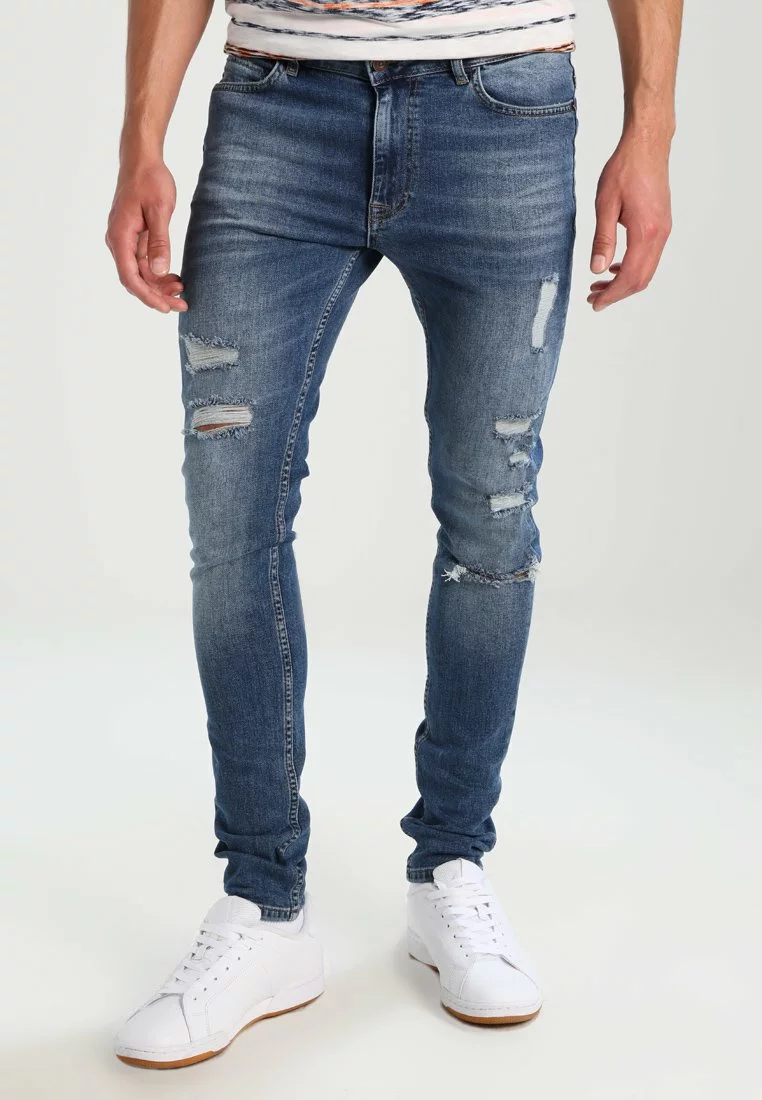Pier One Uomo Jeans Skinny Fit - Dark Blue Denim 3 Pier One Uomo Jeans Skinny Fit - Dark Blue Denim