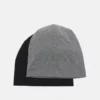 Pier One 2 PACK UNISEX - Berretto - Black/grey -Offerta Economica Pier One 8f3cdf1297494cf19aefea0ed36066df