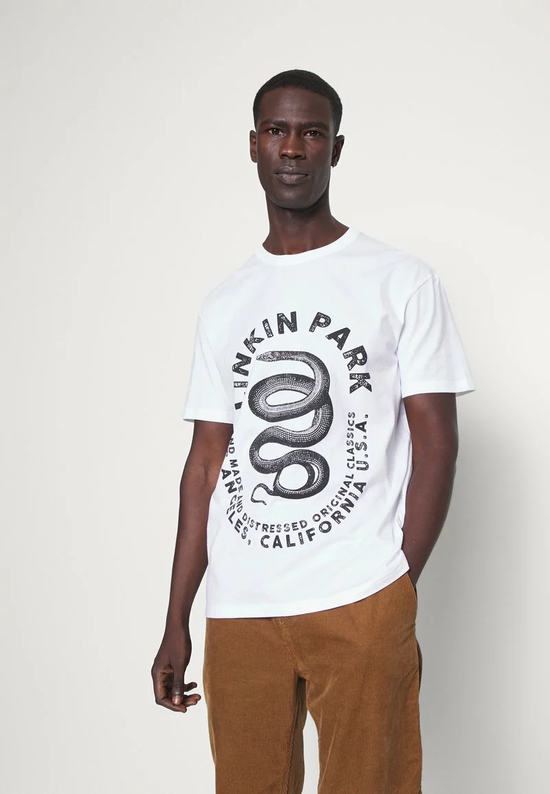 Pier One Uomo LINKIN PARK TEE - T-shirt Con Stampa - White 6 Pier One Uomo LINKIN PARK TEE - T-shirt Con Stampa - White - immagine 4