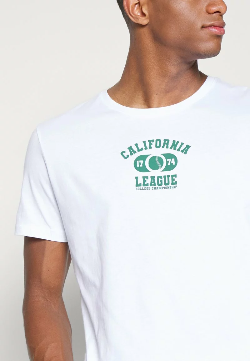 Pier One Uomo CALIFORNIA LEAGUE GRAPHIC T-SHIRT - T-shirt Con Stampa - White 9 Pier One Uomo CALIFORNIA LEAGUE GRAPHIC T-SHIRT - T-shirt Con Stampa - White - immagine 7