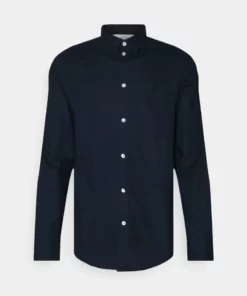 Pier One Uomo Camicia - Dark Blue