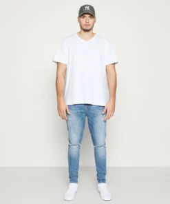 Pier One Uomo 3 PACK - T-shirt Basic - White
