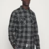 Pier One Uomo Camicia - Mottled Dark Grey