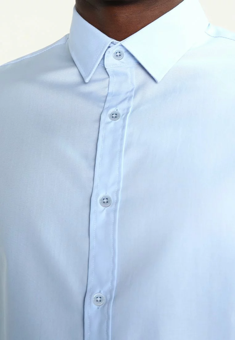 Pier One Uomo Camicia Elegante - Light Blue 6 Pier One Uomo Camicia Elegante - Light Blue - immagine 4