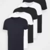 Pier One Uomo 5 PACK - T-shirt Basic - White/black -Offerta Economica Pier One 99f27047b43e496b989230e319ac7a64