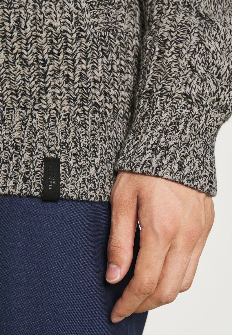 Pier One Uomo Cardigan - Mottled Grey 7 Pier One Uomo Cardigan - Mottled Grey - immagine 5