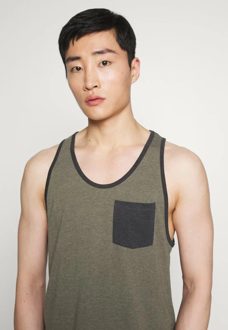 Pier One Uomo Top - Mottled Olive 6 Pier One Uomo Top - Mottled Olive - immagine 4