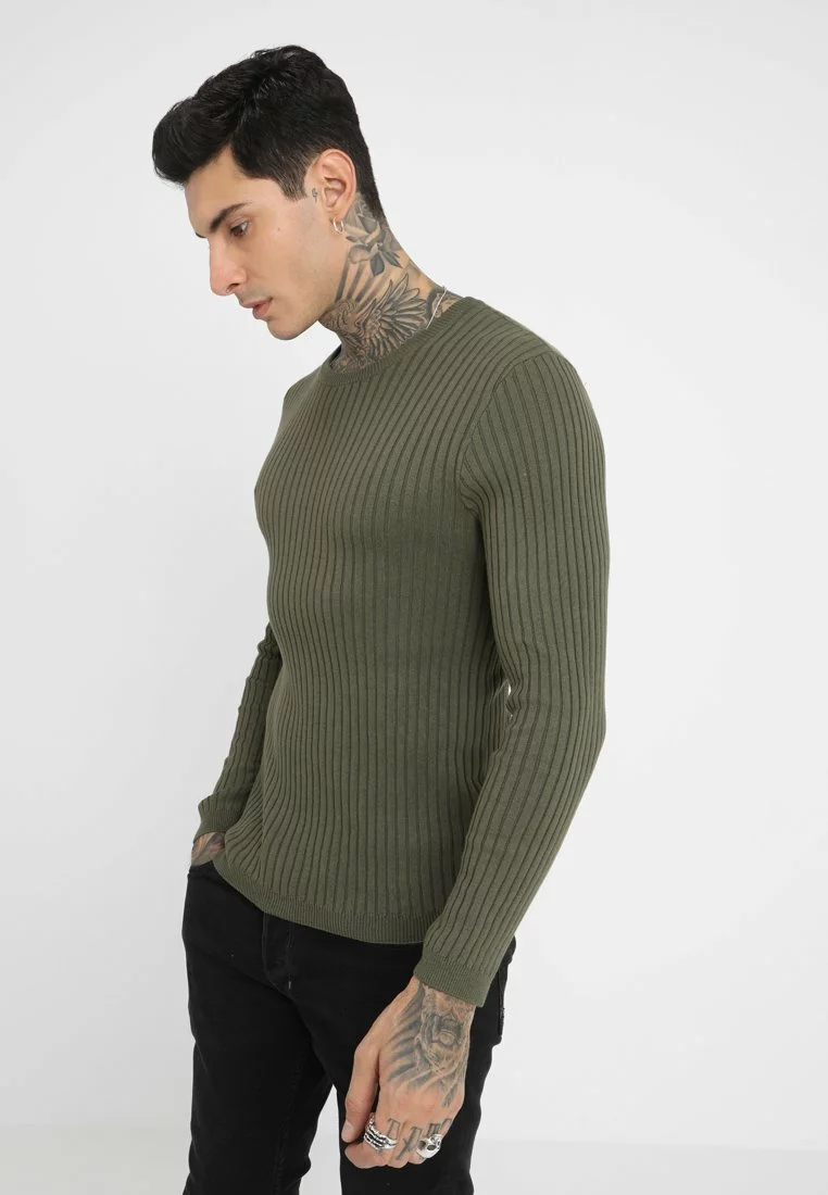 Pier One Uomo Maglione - Oliv 3 Pier One Uomo Maglione - Oliv