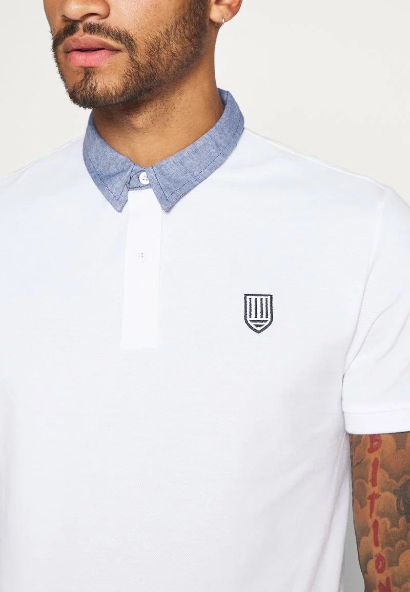 Pier One Uomo Polo - White 8 Pier One Uomo Polo - White - immagine 6