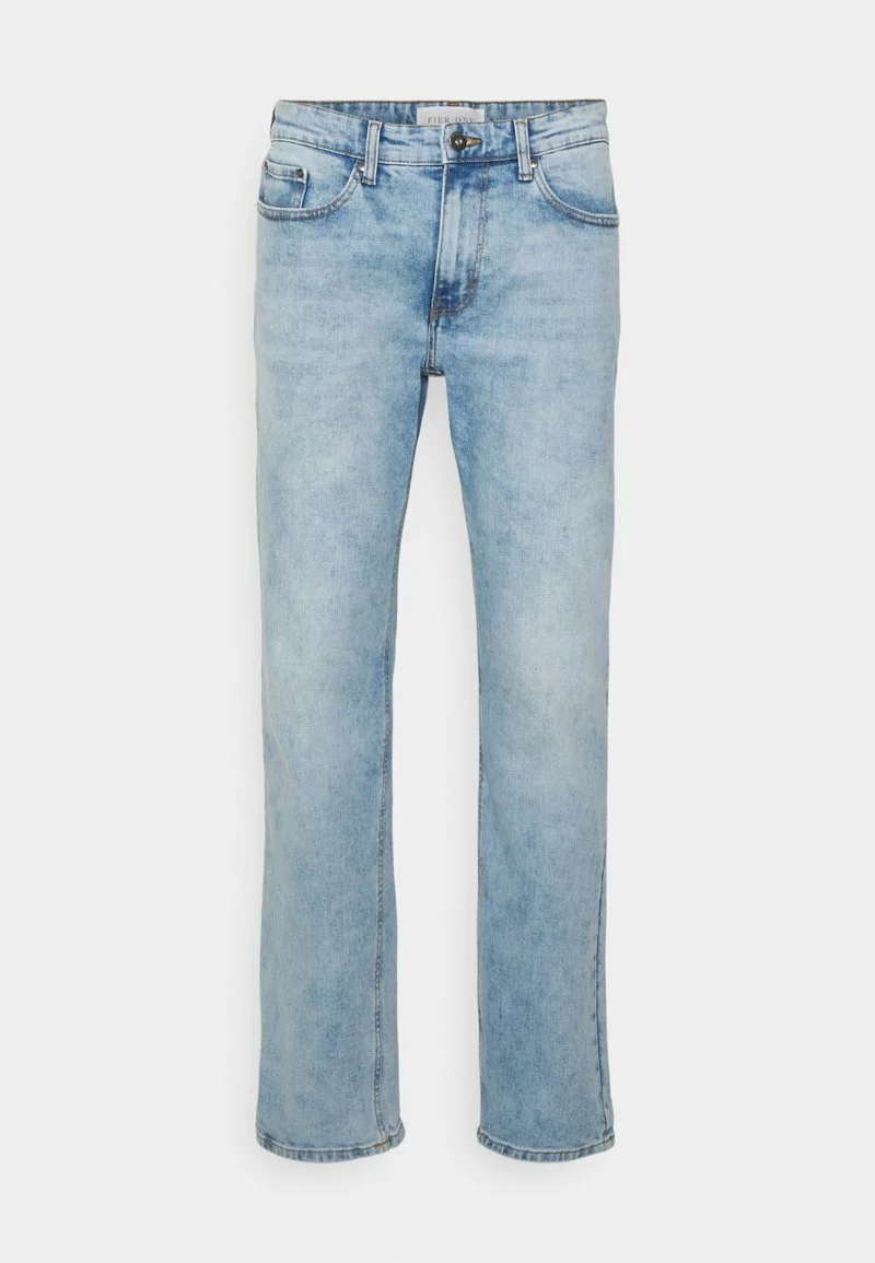 Pier One Uomo Jeans A Sigaretta - Light Blue Denim 3 Pier One Uomo Jeans A Sigaretta - Light Blue Denim