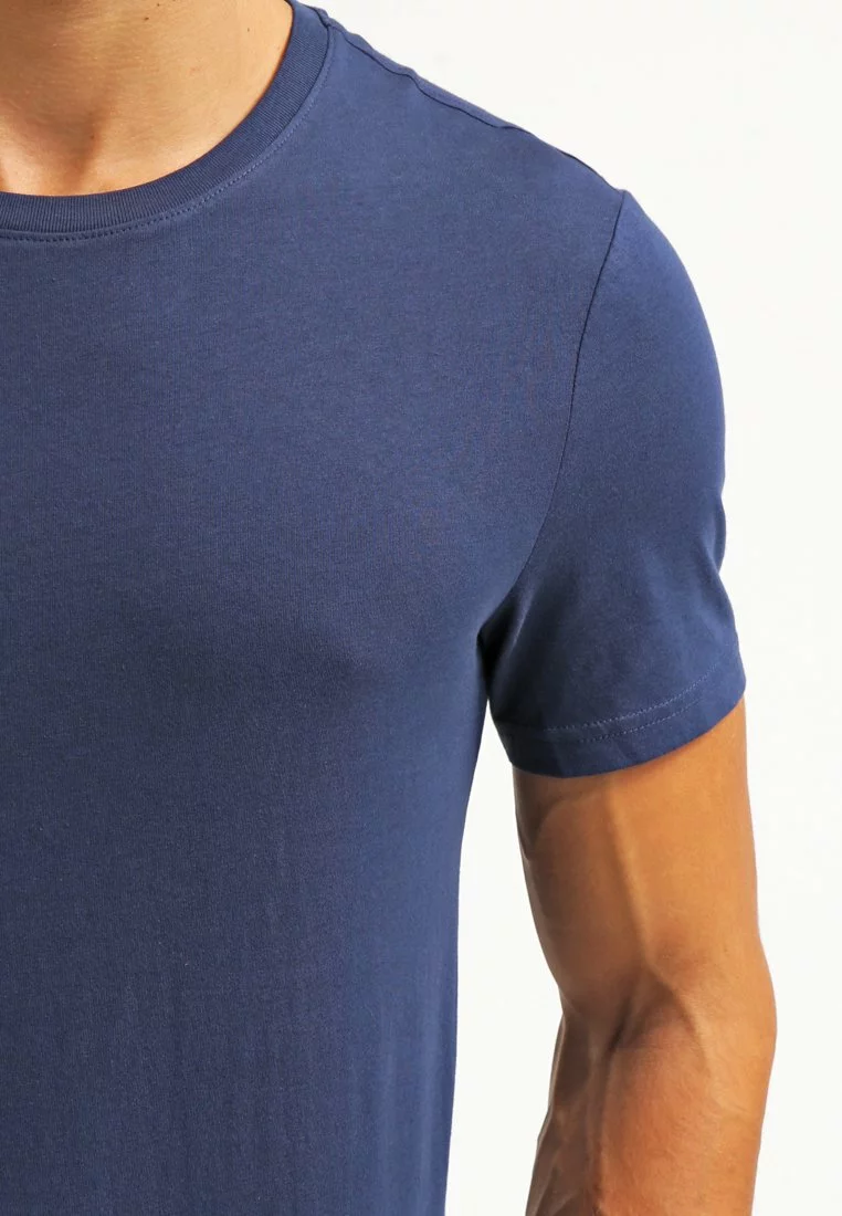 Pier One Uomo T-shirt Basic - Dark Blue 8 Pier One Uomo T-shirt Basic - Dark Blue - immagine 6