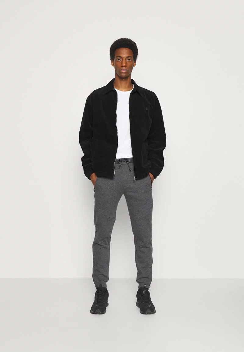 Pier One Uomo Pantaloni Sportivi - Mottled Dark Grey 4 Pier One Uomo Pantaloni Sportivi - Mottled Dark Grey - immagine 2