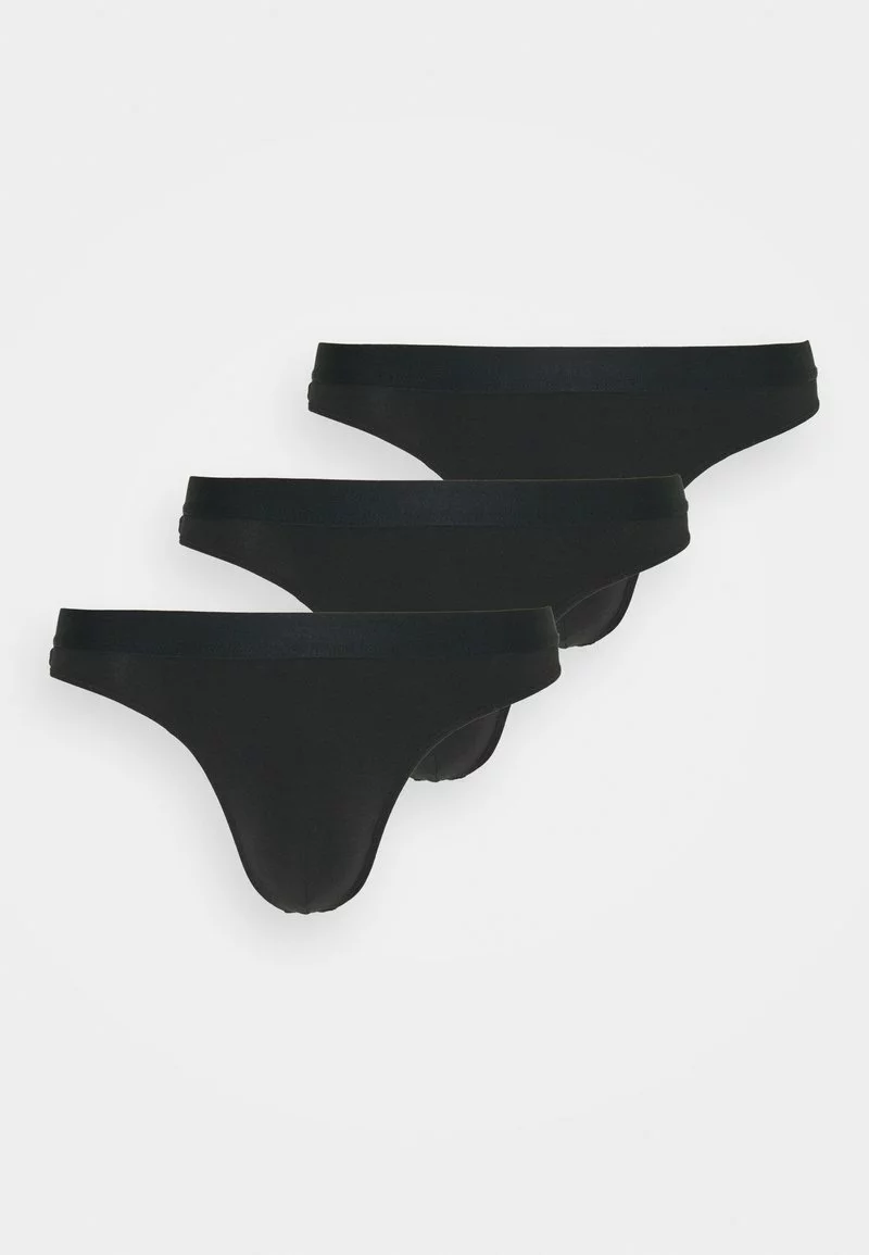 Pier One Uomo 3 PACK - Slip - Black 6 Pier One Uomo 3 PACK - Slip - Black - immagine 4