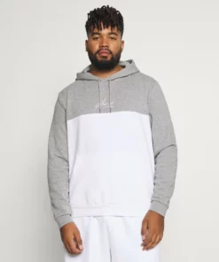 Pier One Uomo Felpa Con Cappuccio - Light Grey/white