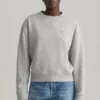GANT Donna ICON G ESSENTIAL C-NECK - Sweatshirt - Light Grey Melange 2 GANT Donna ICON G ESSENTIAL C-NECK - Sweatshirt - Light Grey Melange -Offerta Economica Pier One a2af694215154ac48fb41f5822e21209