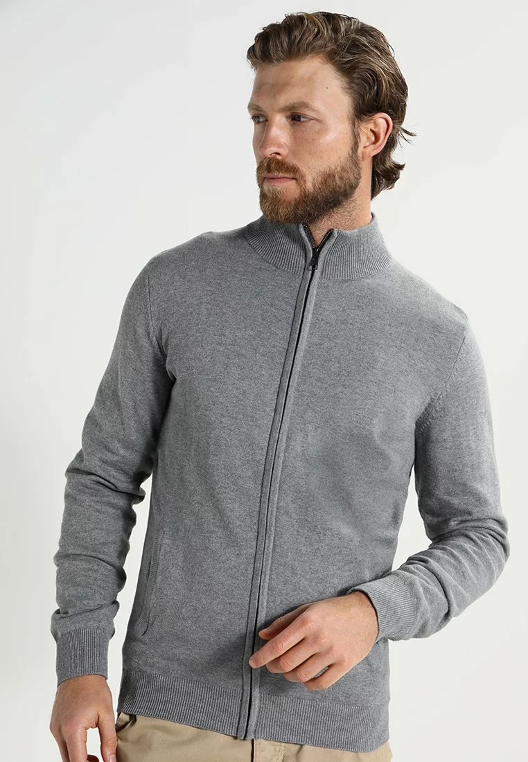 Pier One Uomo Cardigan - Grey 3 Pier One Uomo Cardigan - Grey