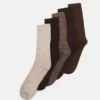 Pier One Uomo 5 PACK - Calze - Brown