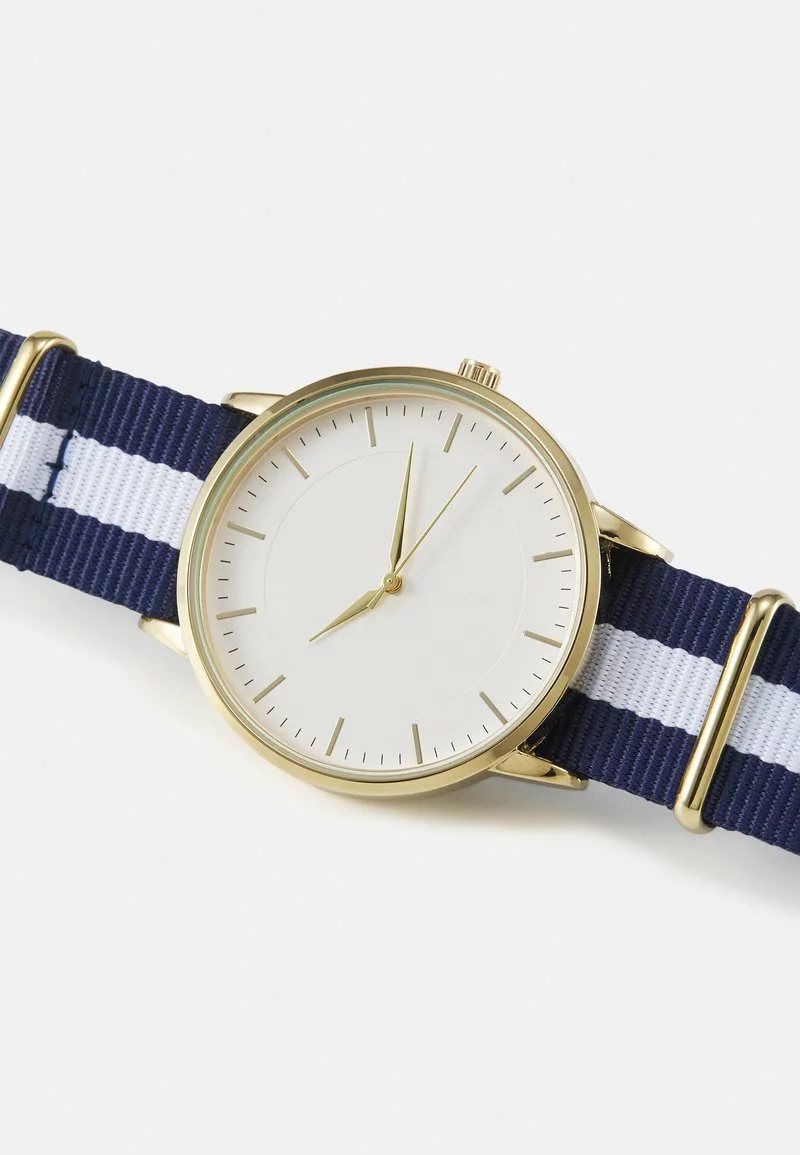 Pier One UNISEX - Orologio - Gold/blue/white 4 Pier One UNISEX - Orologio - Gold/blue/white - immagine 2