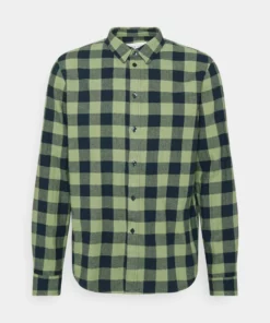 Pier One Uomo Camicia - Dark Blue/green