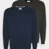Pier One Uomo 2 PACK - Maglione - Dark Blue/mottled Dark Grey 2 Pier One Uomo 2 PACK - Maglione - Dark Blue/mottled Dark Grey -Offerta Economica Pier One aa81430457c1486894ee5ccc4e0fa19c