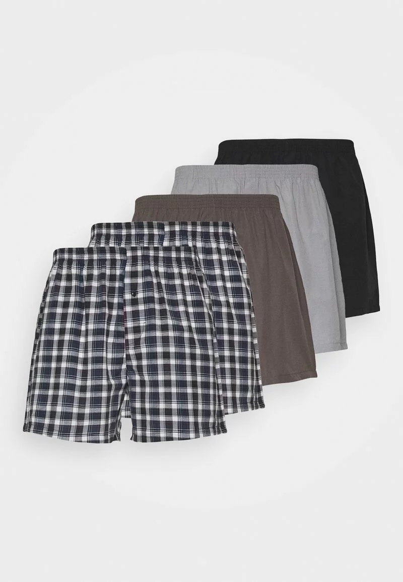 Pier One Uomo 5 PACK - Boxer - Grey 7 Pier One Uomo 5 PACK - Boxer - Grey - immagine 5